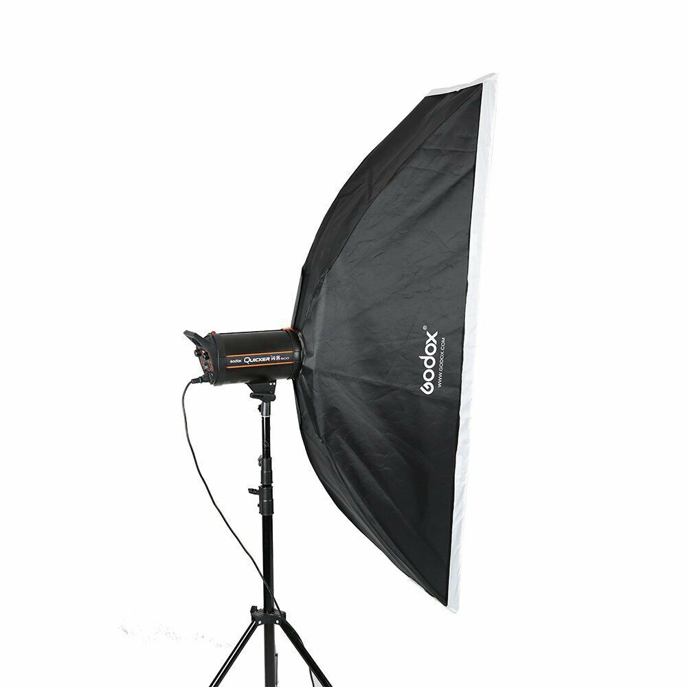Godox 35x160cm Strip Softbox Bowens Mount + Grid + Light Stand for Studio Strobe