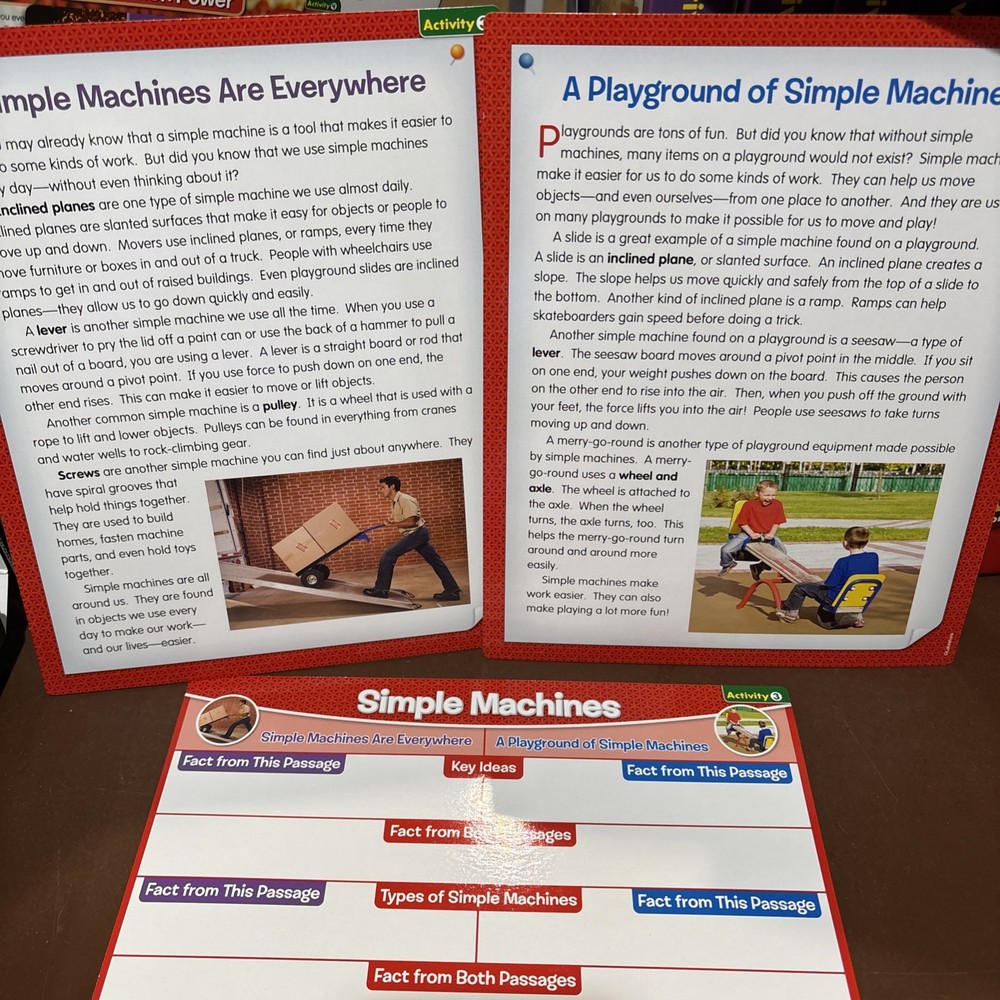 Informational Text Comprehension Center Grade Three