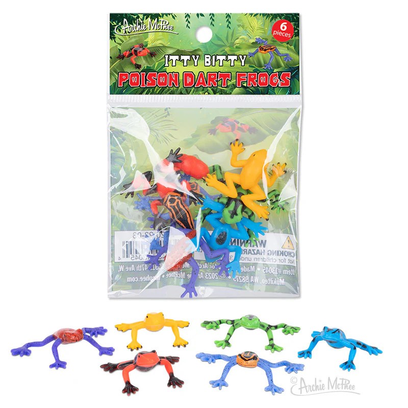 Archie McPhee Itty Bitty Poison Dart Frogs