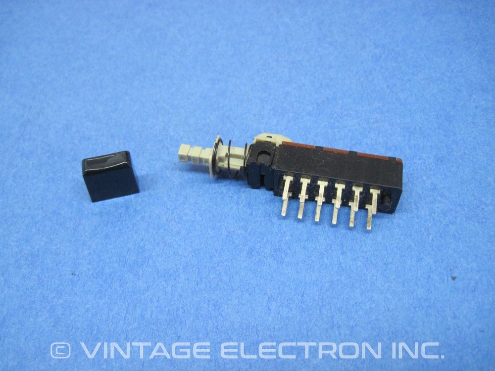 (2) NEW Rectangular Pushbutton (Button) Caps: Kie, E-Switch, Schadow, C&K, etc