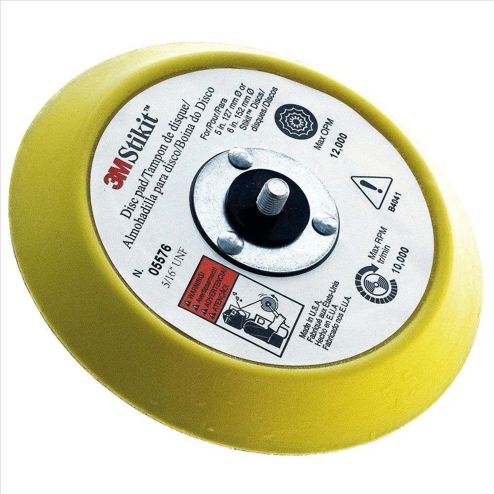 3M 5576 6" Stikit Disc Pad Sanding Backup Pad Automotive Hook & Loop