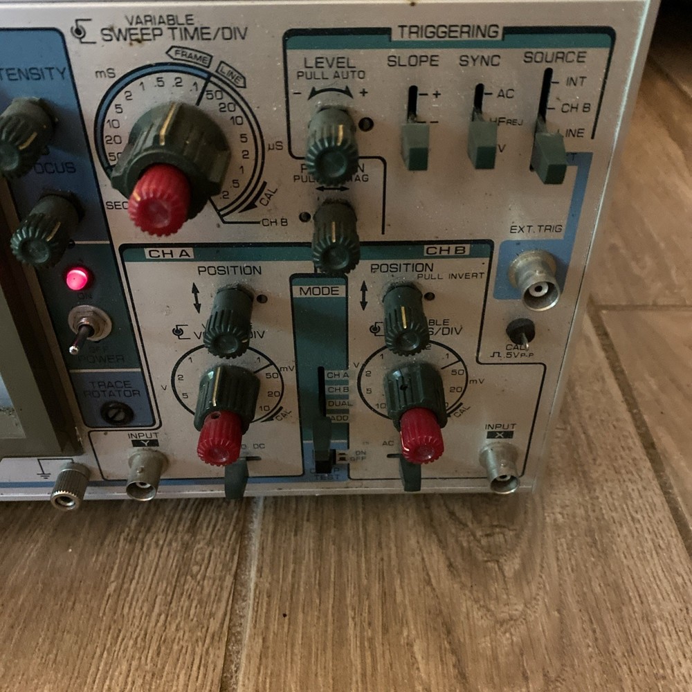 Speco Fs-4820 Oscilloscope Assembly Untested Powers On , For Parts