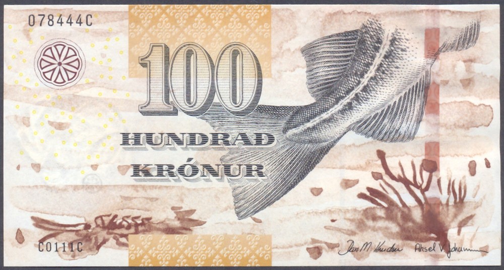 Faeroe Islands 100 Kroner 2011 UNC