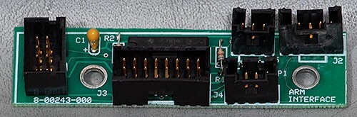 S-Cubed PN: 8-00243-000 Motor Handler/Arm Interface Interconnect PCB Board