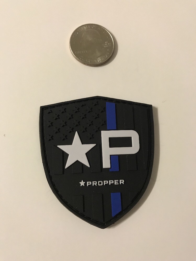 Shot Show 2018 Morale Patch Hook & Loop Propper Thin Blue Line