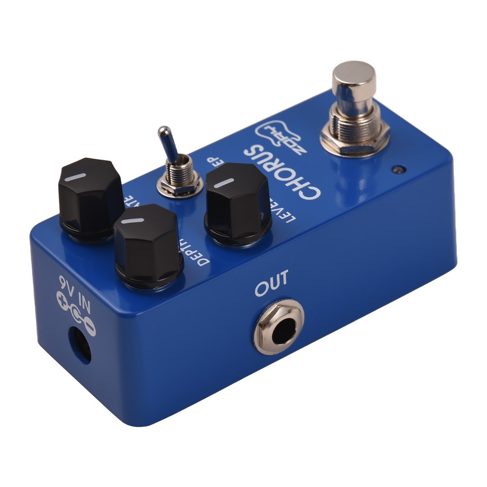 Guitar Analog Chorus Effects Pedal DEPTH/RATE/LEVEL/DEEP Versatile CQFJ