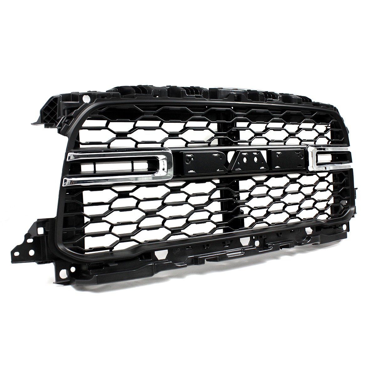 New Chrome Front Bumper Grille Grill Fits 2019-2024 Ram 2500 3500 104-11311G US