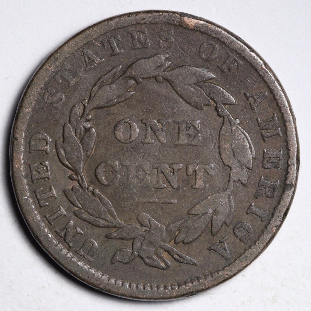 1837 Coronet Head Large Cent CHOICE FINE E180 DB