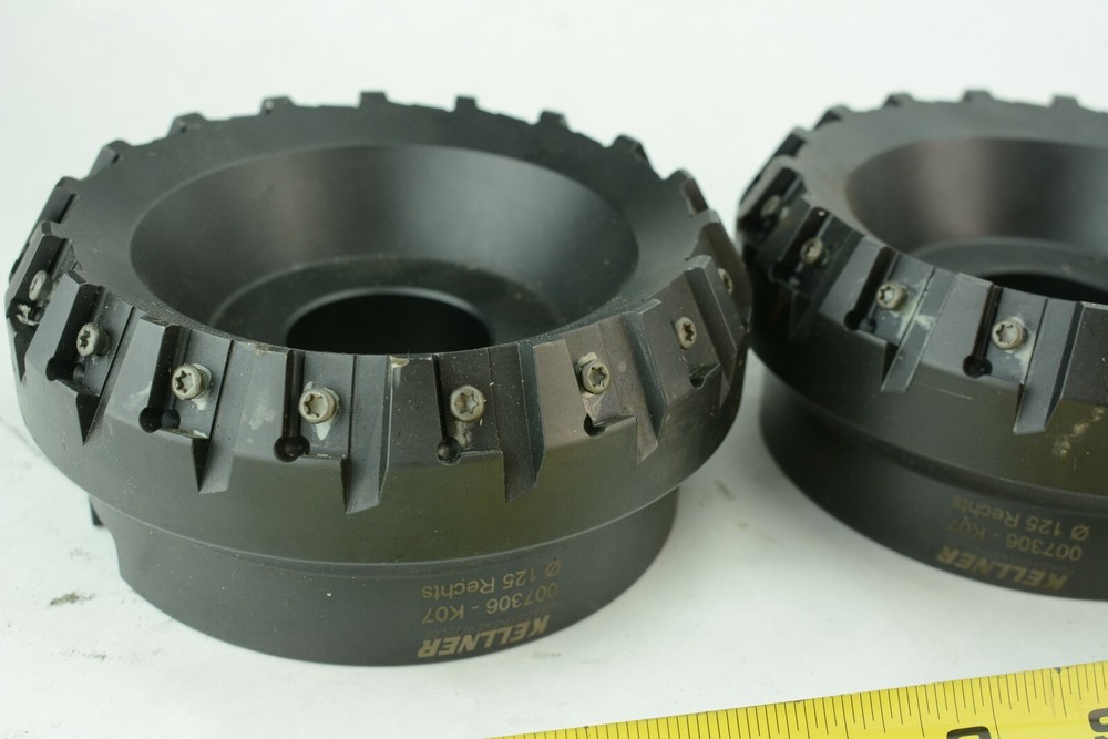 1pc Kellner Indexable Chamfer/Angle Face Mill 125mm right hand 007306