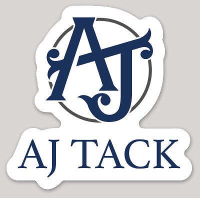 AJ Tack Logo Sticker