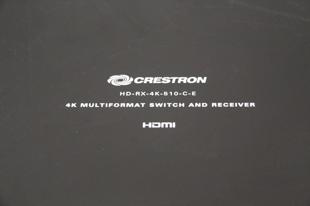 Crestron HD-RX-4K-510-C-E 4K Multiformat AV Switch And Receiver