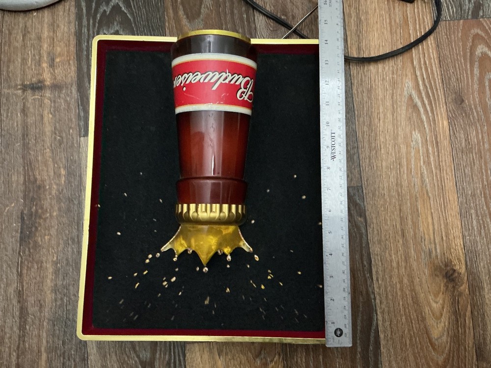 2005 bubweiser lighted fiber optic beer carbonation spray working