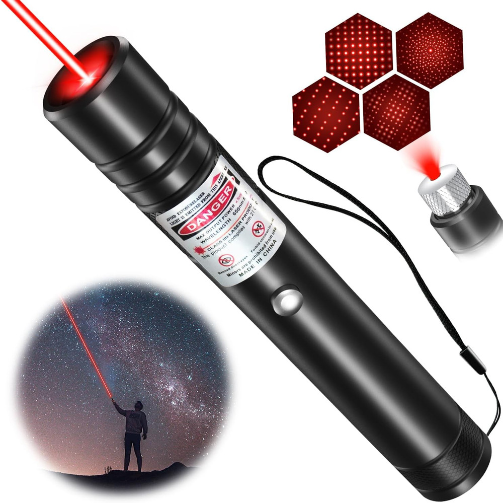 [Professional] Rechargeable Red Laser Pointer High Power Red Beam Laser Light Lo