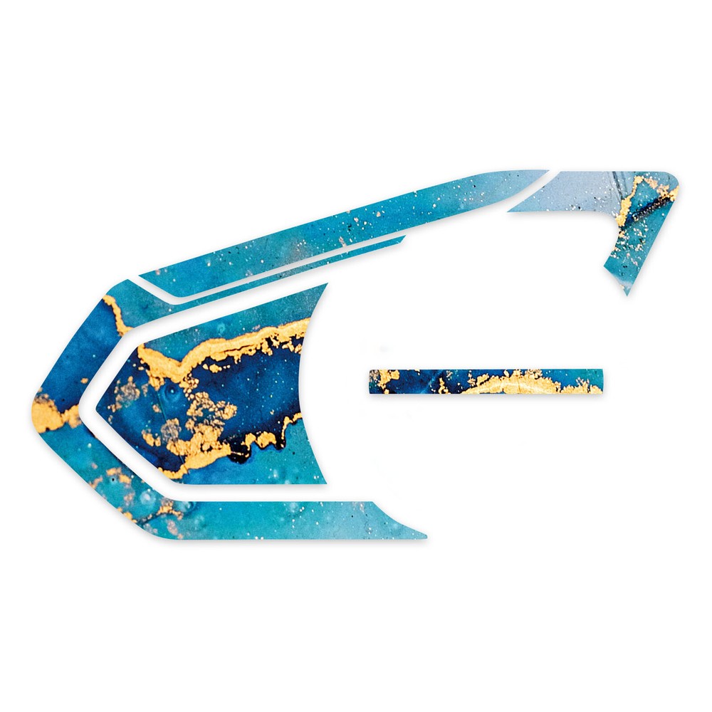 Blue Marble Device Surface Sticker For SENA 50S Intercom x1