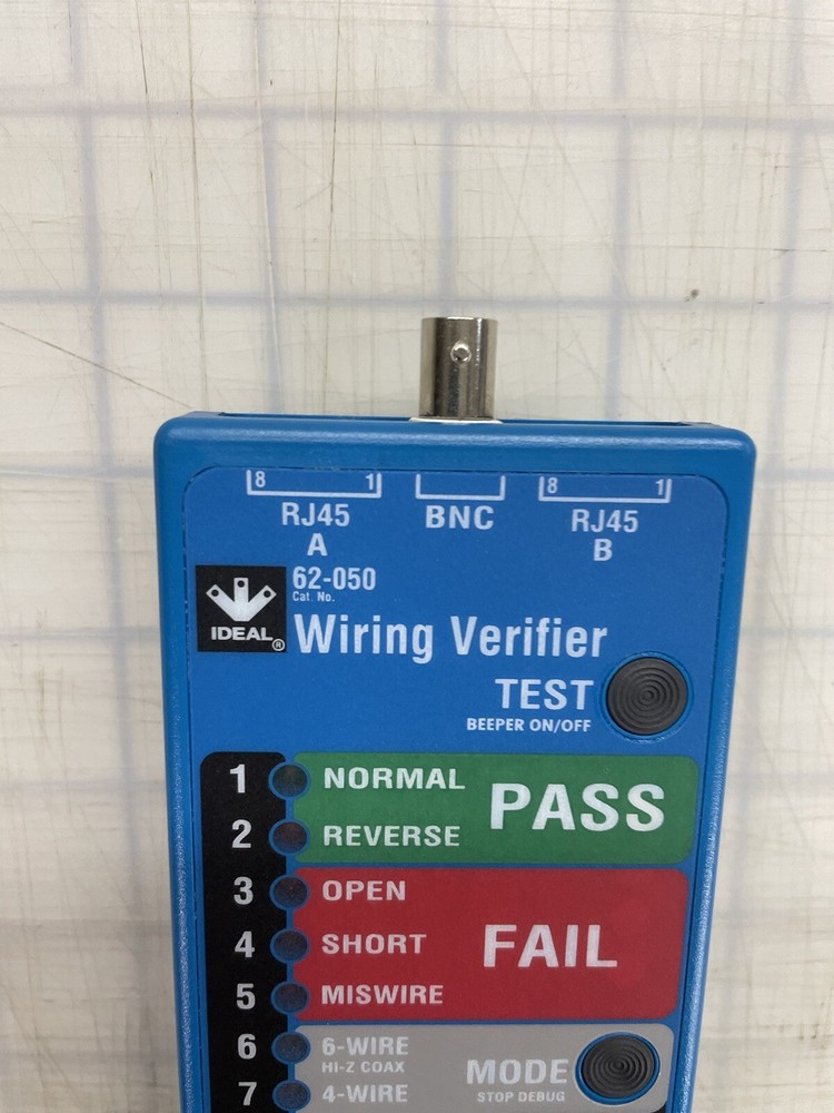 IDEAL WIRING VERIFIER TEST MODEL 62-050