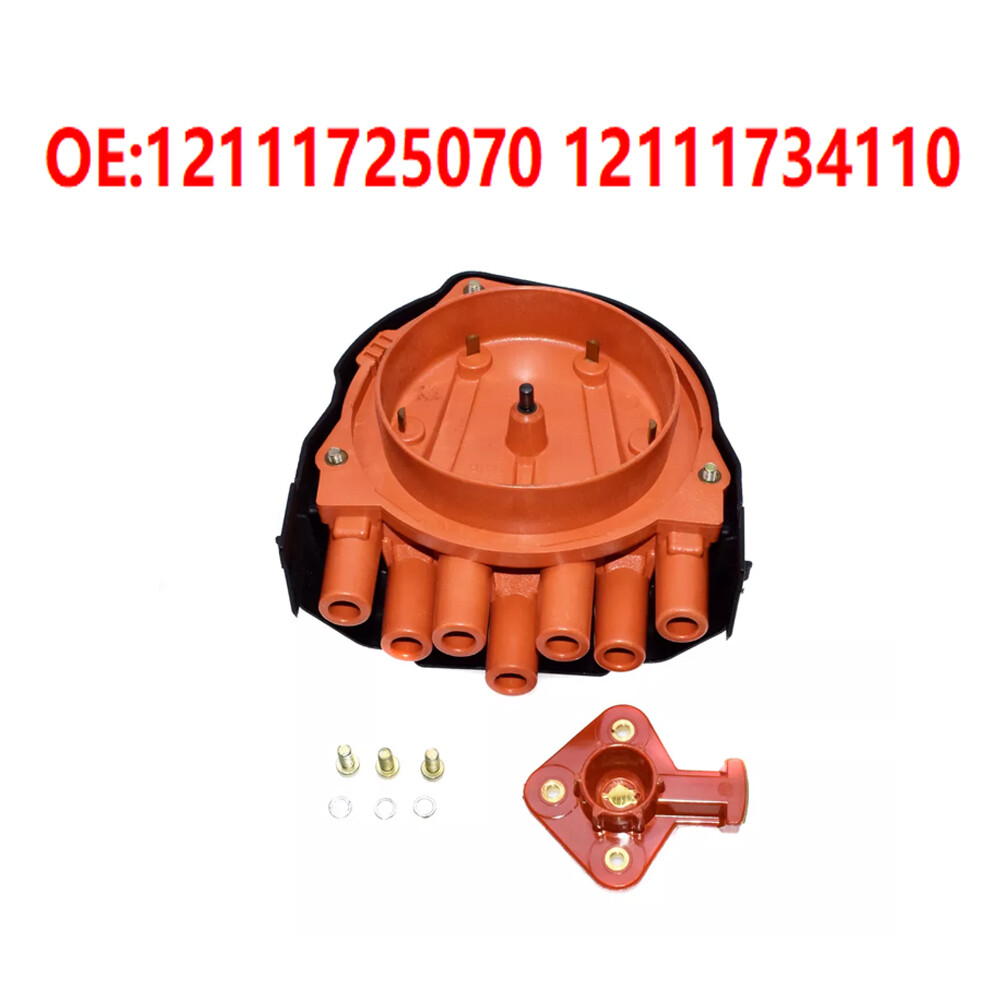 For BMW E23 E24 E28 E30 E31 E32 Distributor Cap & Rotor US Stock