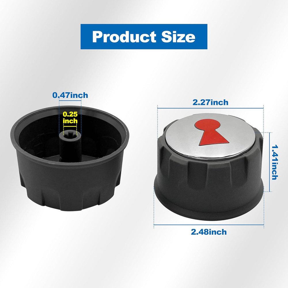 Control Knobs 69893 Compatible with Weber Spirit 200 & 300 Series (With up Front