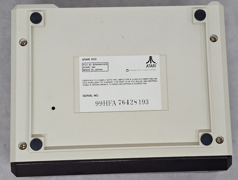 ATARI 1010 Cassette Recorder