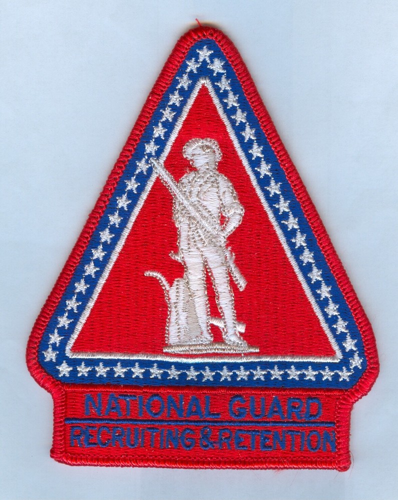 NEW ISSUE SSI:  ARNG Recruiting and Retention ... A GREAT LARGE INSIGNIA / PATCH