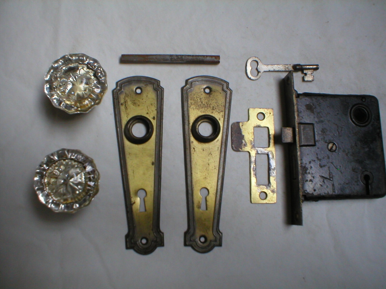 Antique Art Deco Era Door Hardware