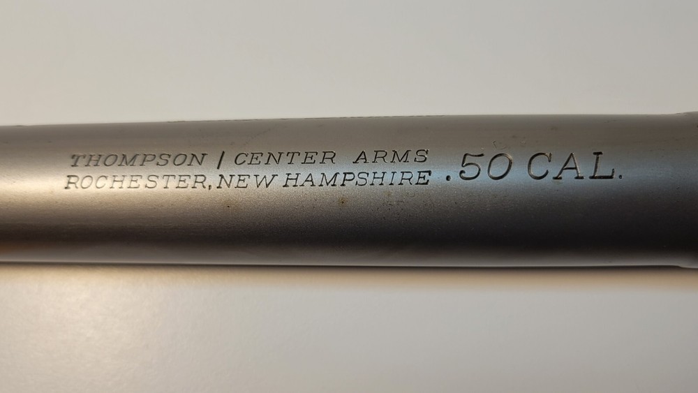 T/C Black Diamond .50 Cal. Inline Muzzleloader Nickel Barrel W/O Breech Plug (1)