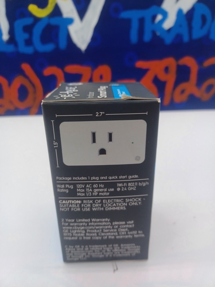 GE 93103491 Smart Plug - White NEW OPEN BOX