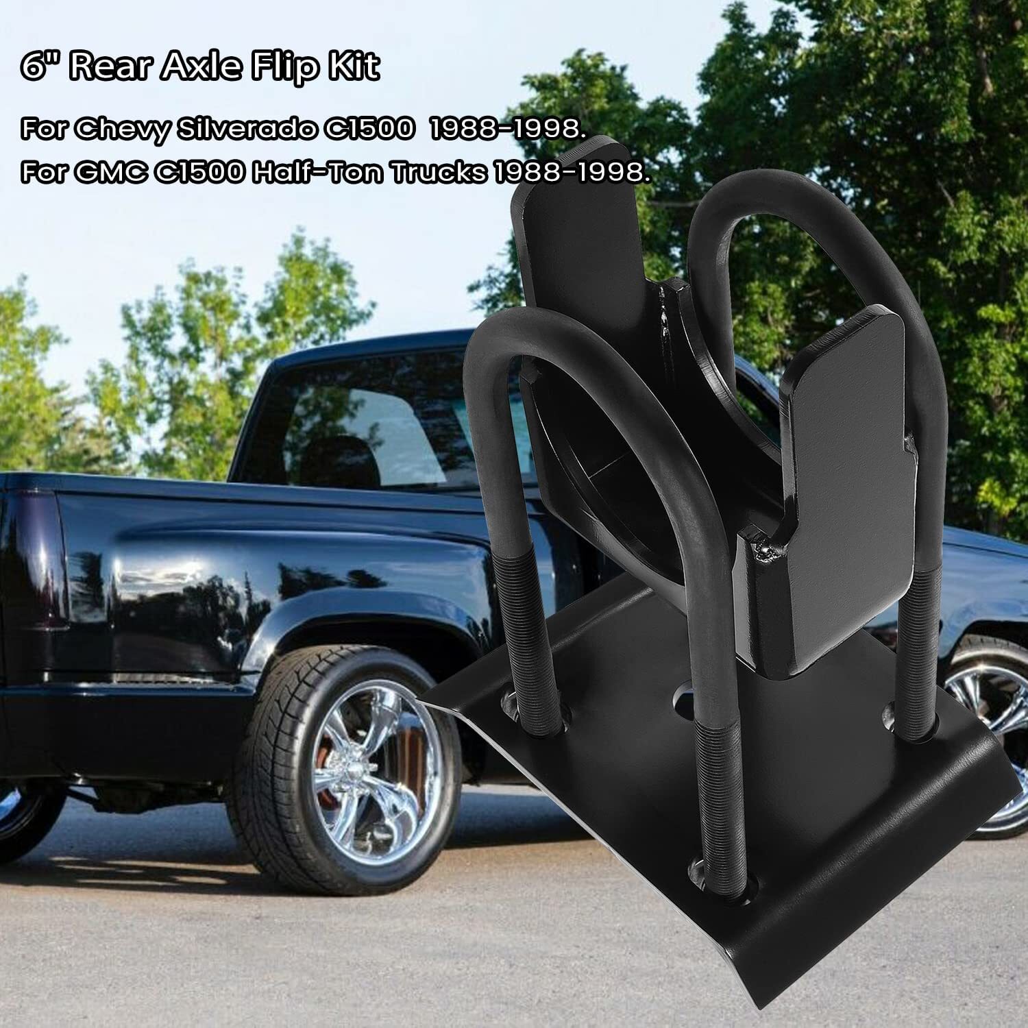 6" Rear Axle Drop Flip Kit Fits For Chevy Silverado 1500 C1500 2WD 88-1998