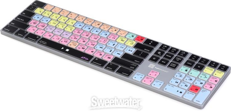 LogicKeyboard TITAN Wireless Backlit Keyboard for Avid Pro Tools - Mac
