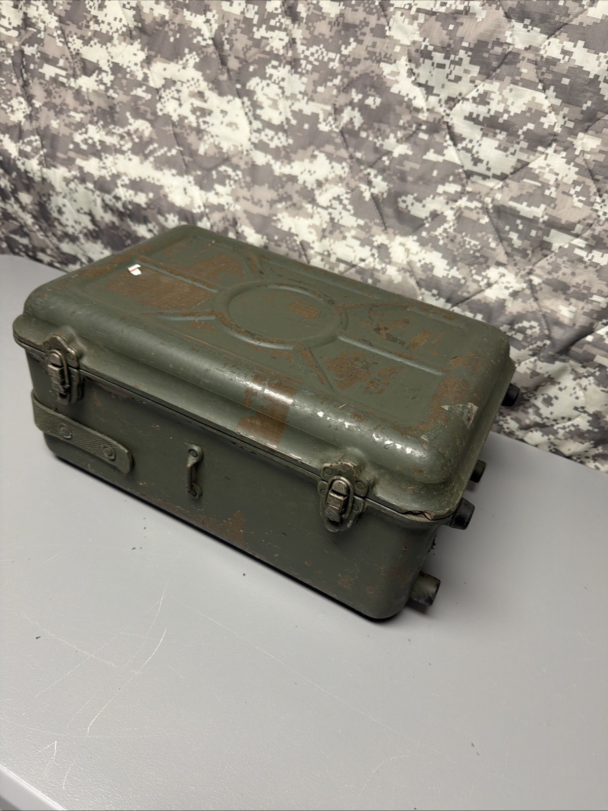 Antique Military Issue Kollsman Aircraft Periscopic Periscope Sextant & Case #03