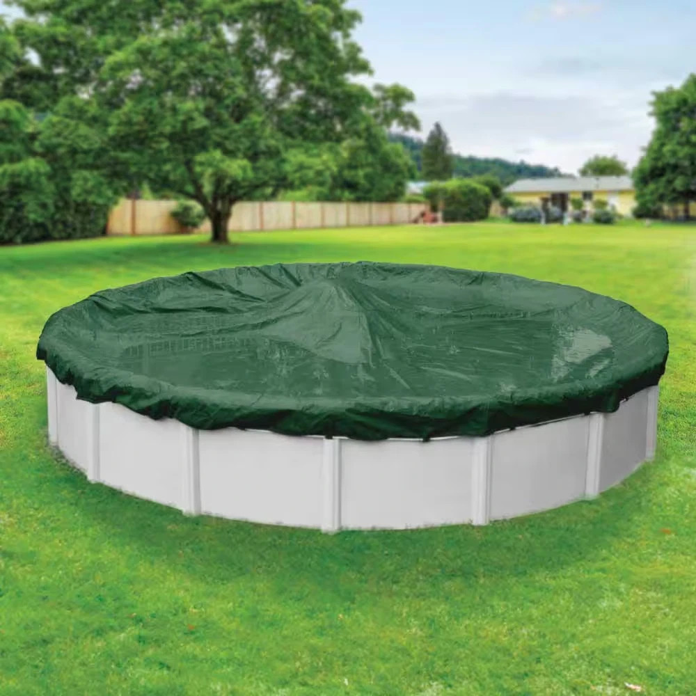 8' x 12'  FT OVAL Winter Pool Cover DOUBLE LAYER (Includes wire and cable)