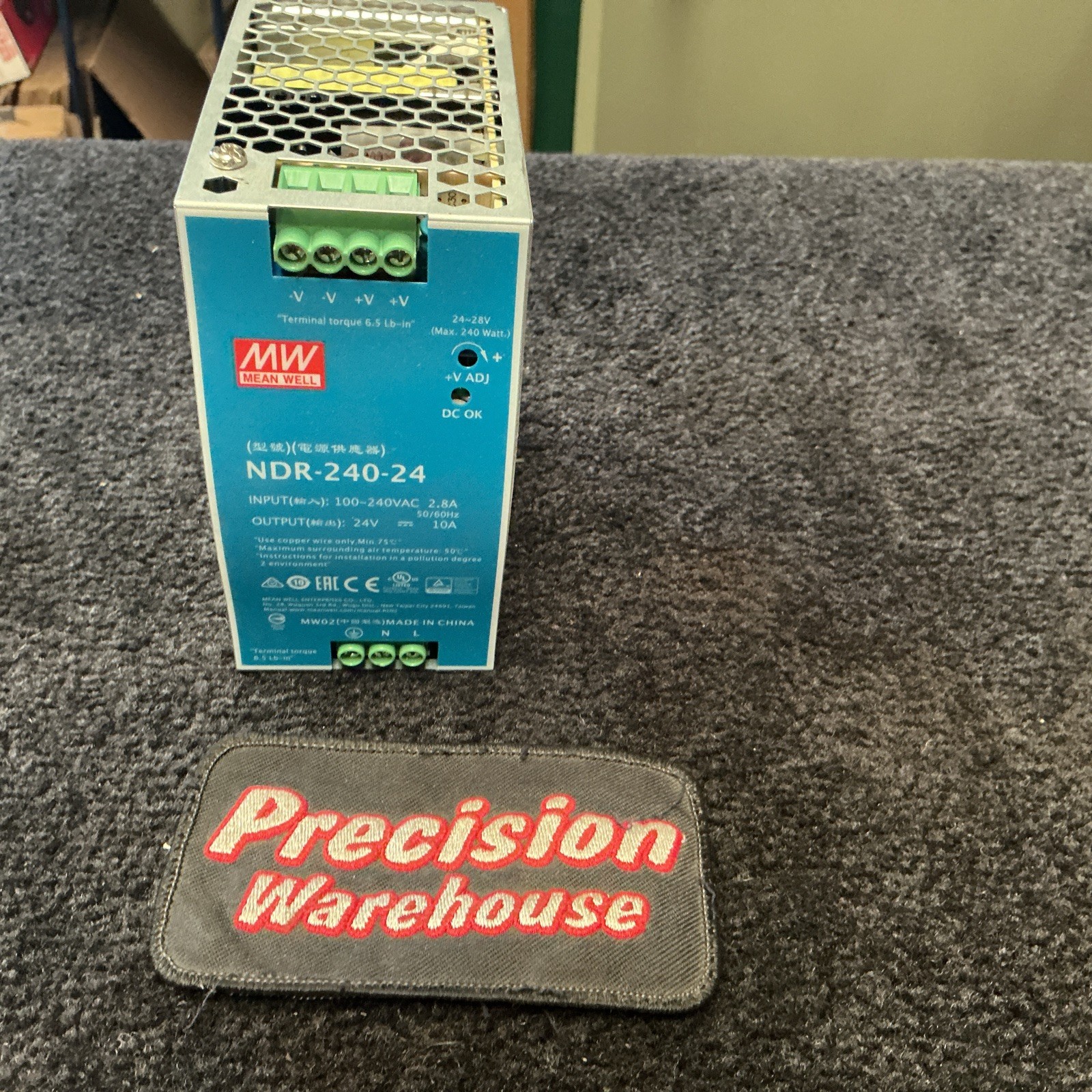 Mean Well NDR-240-24 DIN Rail Power Supply