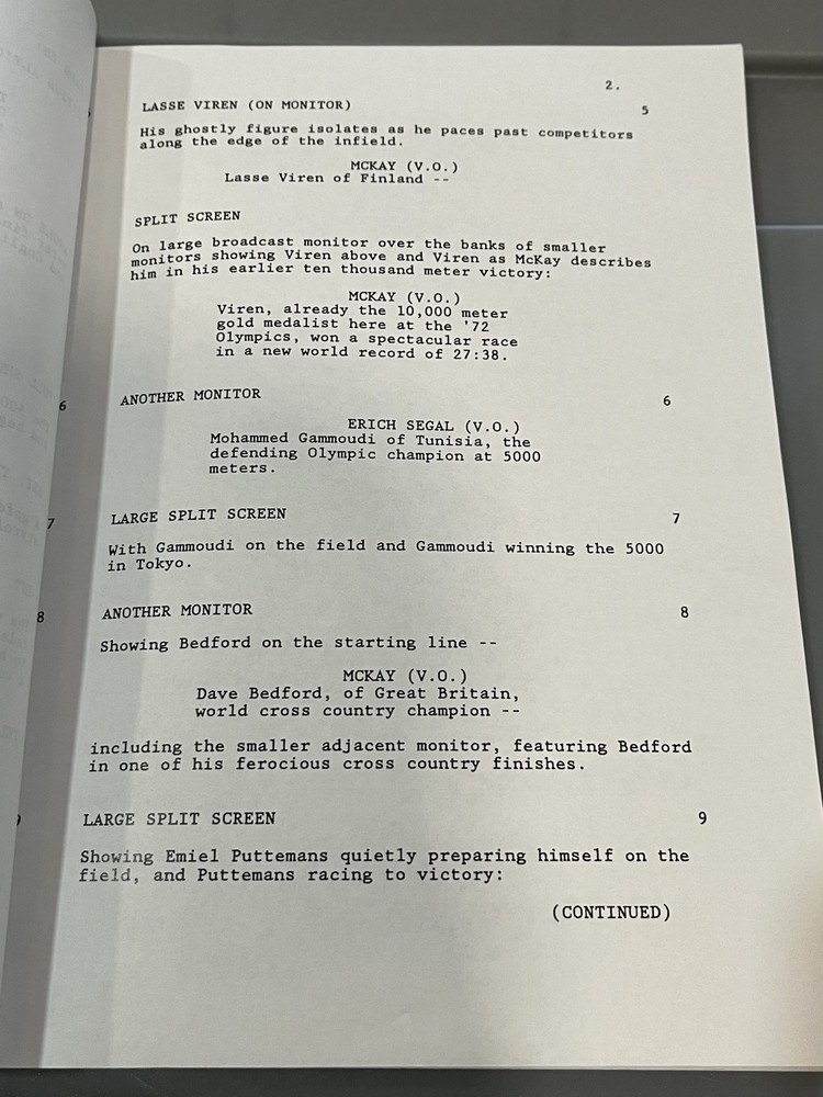 "Without Limits" 1996 ROBERT TOWNE & KENNETH MOORE Screenplay Vintage Script