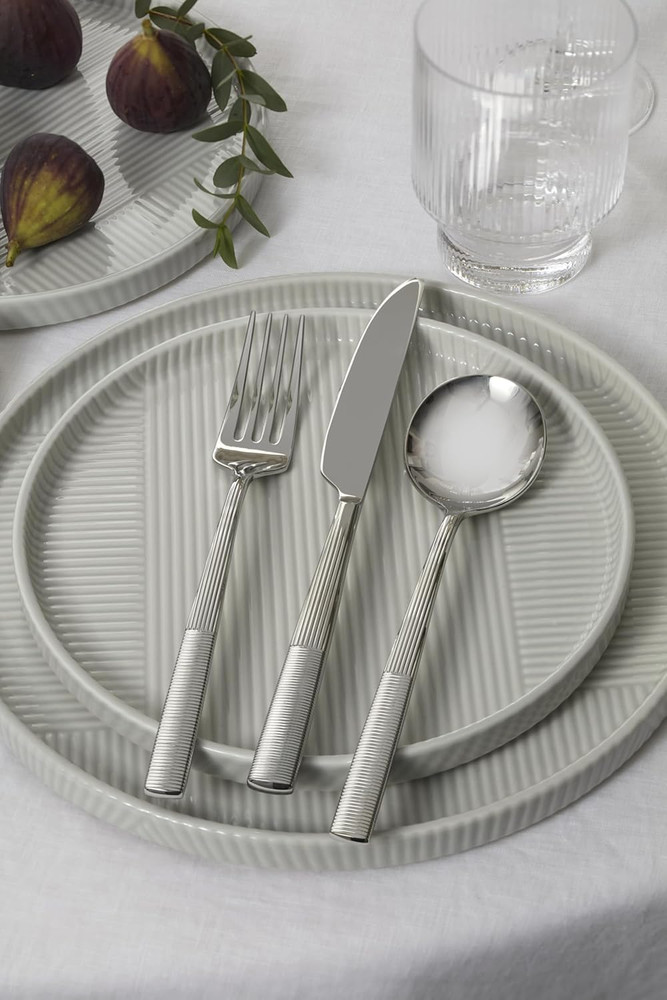 898323 Modulus Mirror 20-Piece Flatware Set
