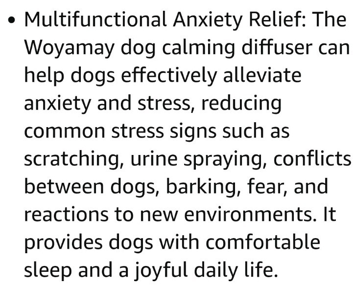 Dog Calming Pheromone Diffuser Woyamay