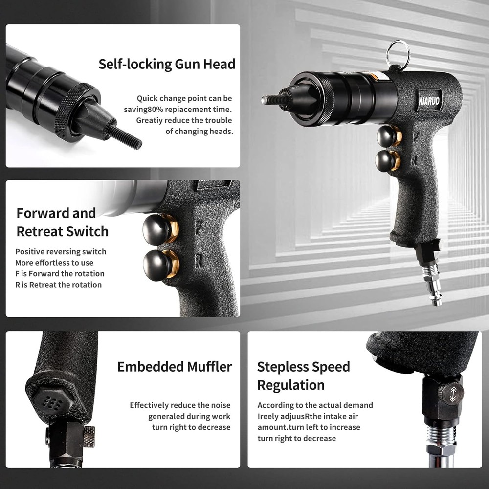 Pneumatic Rivet Nut Gun Industrial