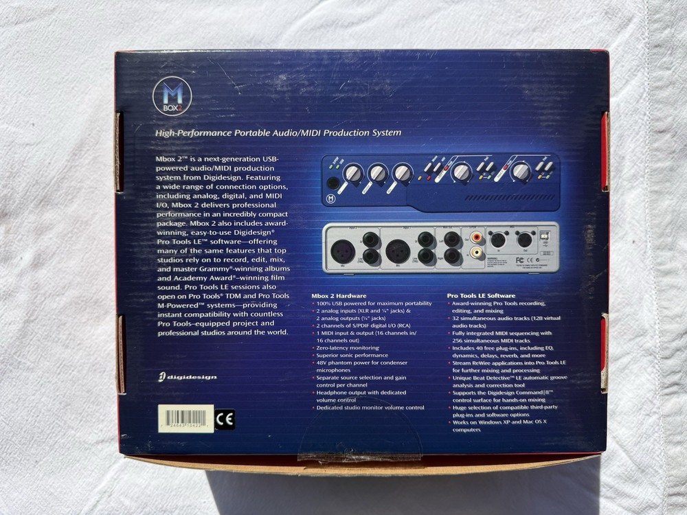 Digidesign Mbox 2 Factory Studio Bundle