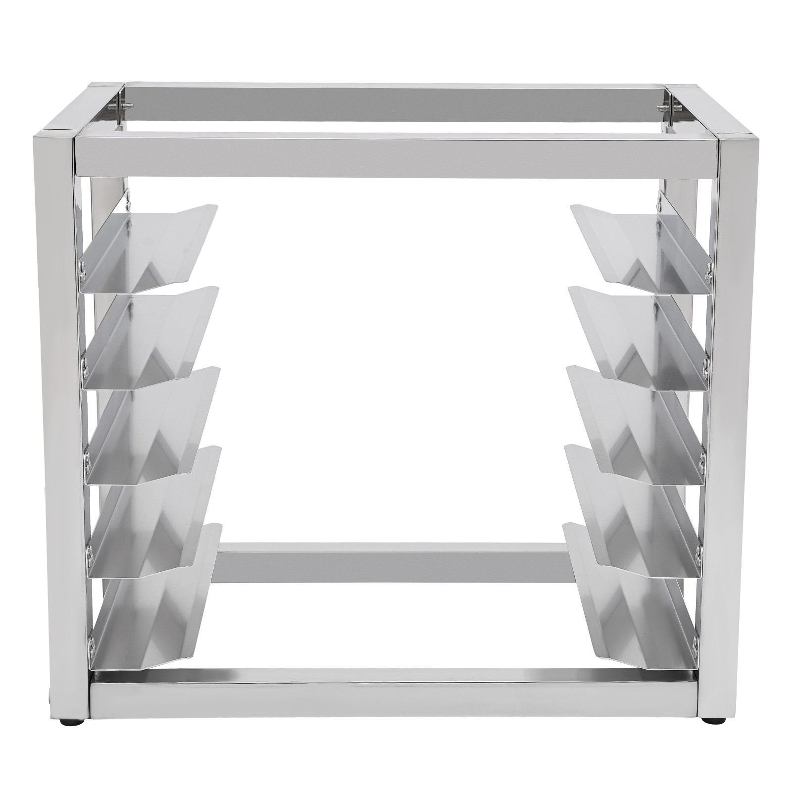 5-tier Kitchen Pan Rack Stainless Steel Baking Tray Rack Tabletop Bakery Rack