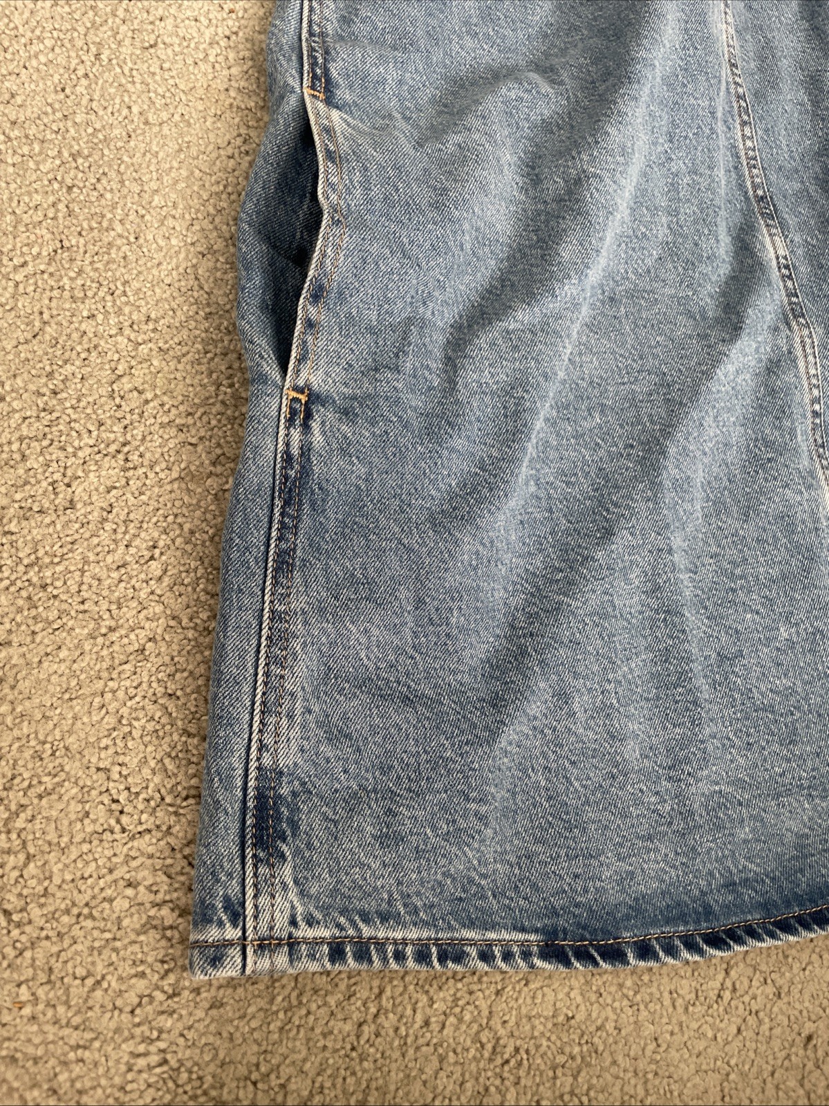 Levi's A Line Sz XL Denim Sleeveless Mini Length Shift Dress 90 Vintage Inspired