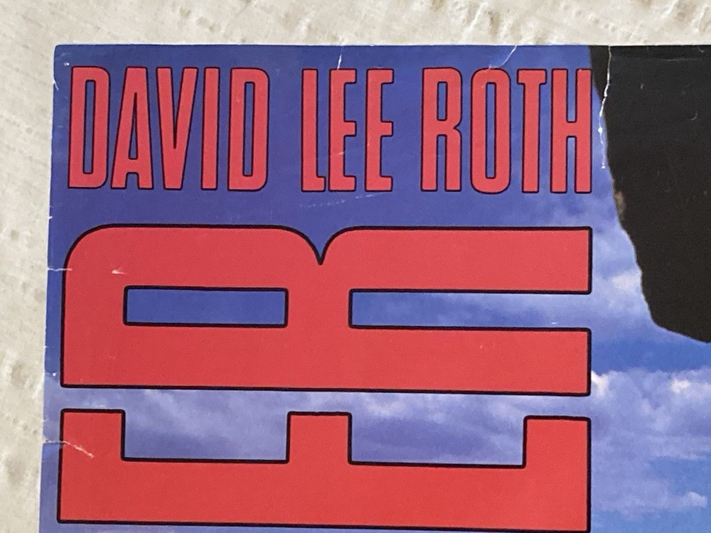 David Lee Roth Large 1988 Promo Poster Skyscraper Van Halen P