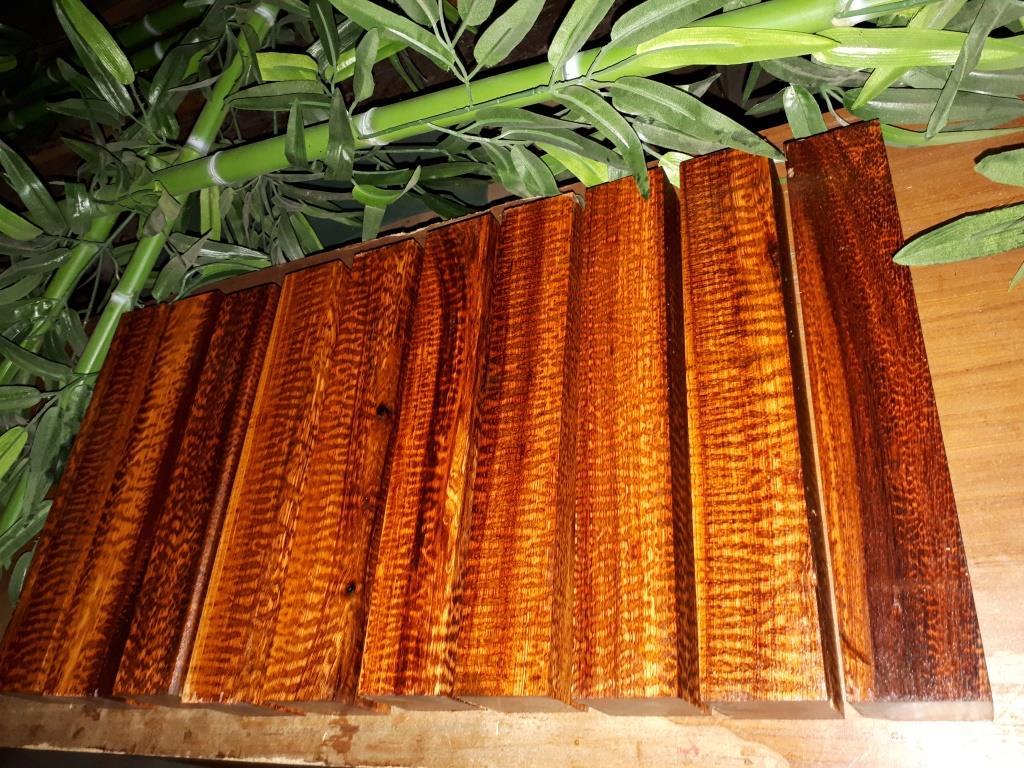 10 pcs 5/8" x 5/8 x 14" Snakewood Blank