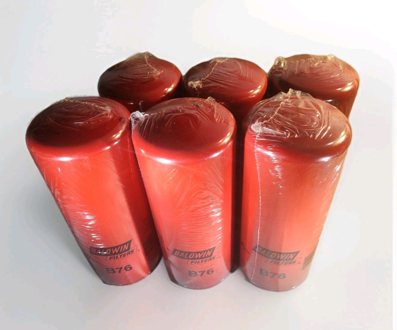 Baldwin Filter B76 Oil Filter - Spin-On- Full-Flow (PACK OF 6)