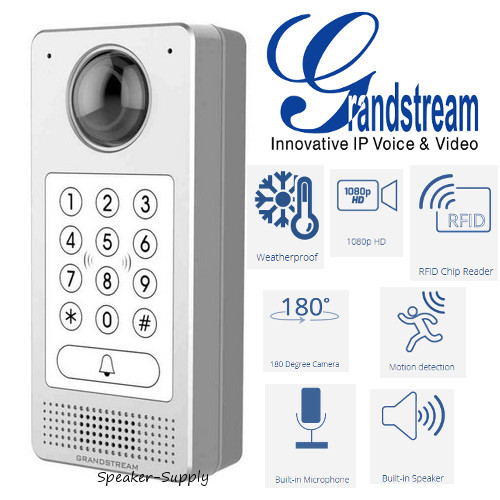 Grandstream HD Video Door Access Camera Keypad IP Intercom GDS3710