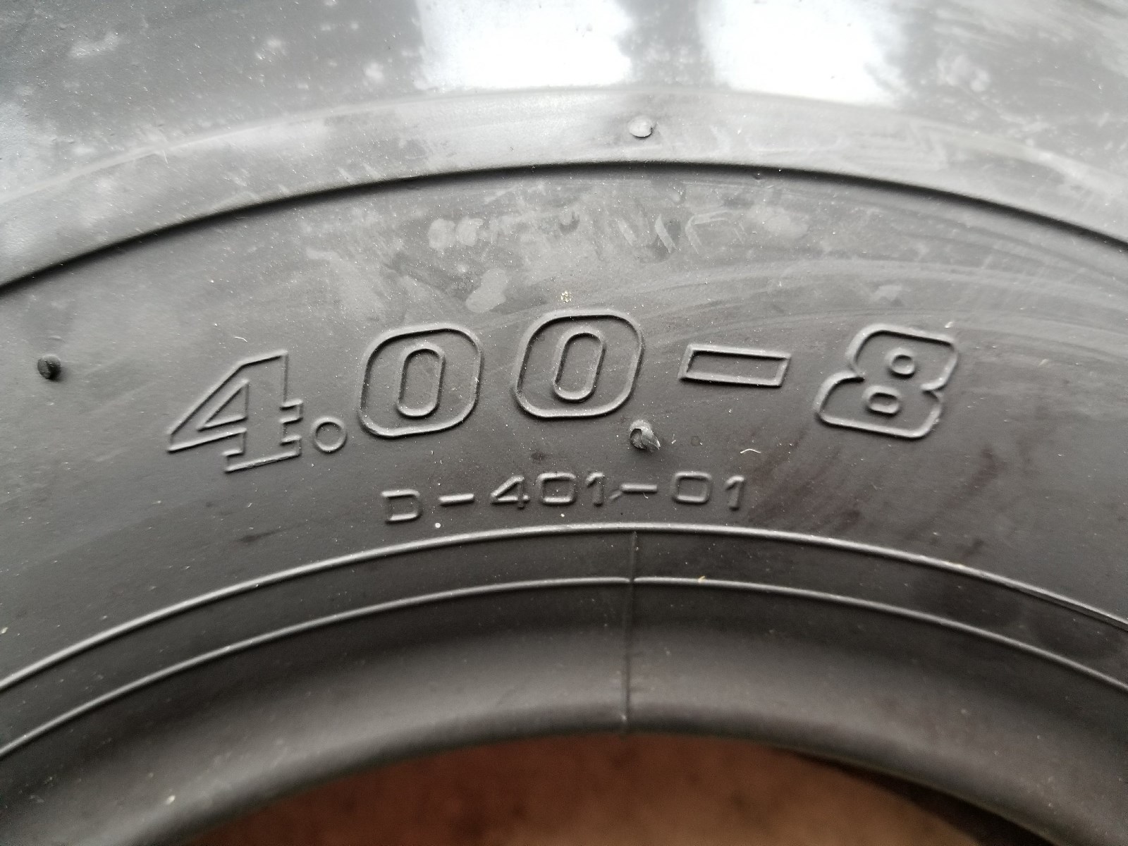 2 - 4.00-8 4P Deestone Tri Rib F-2 TIRES and TUBES DS5106 FreeShip 4.00x8 4.00/8