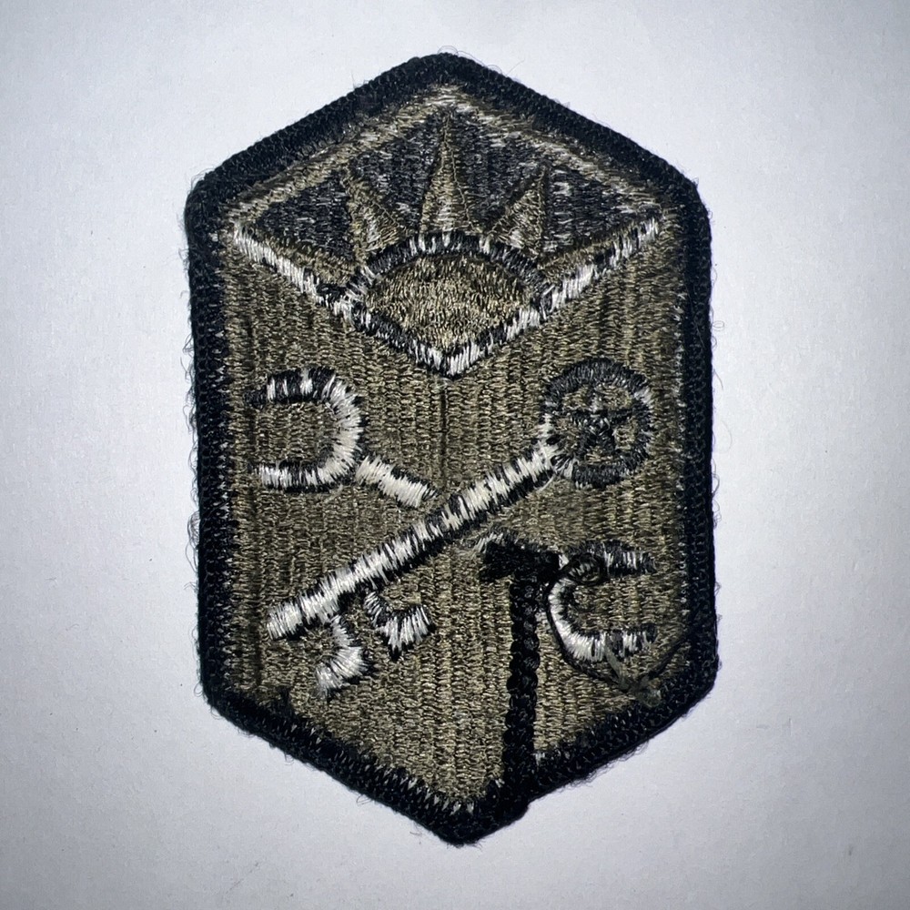 US Army Advanced Weapons Support Command Subdued Sew On Patch Insignia Vintage