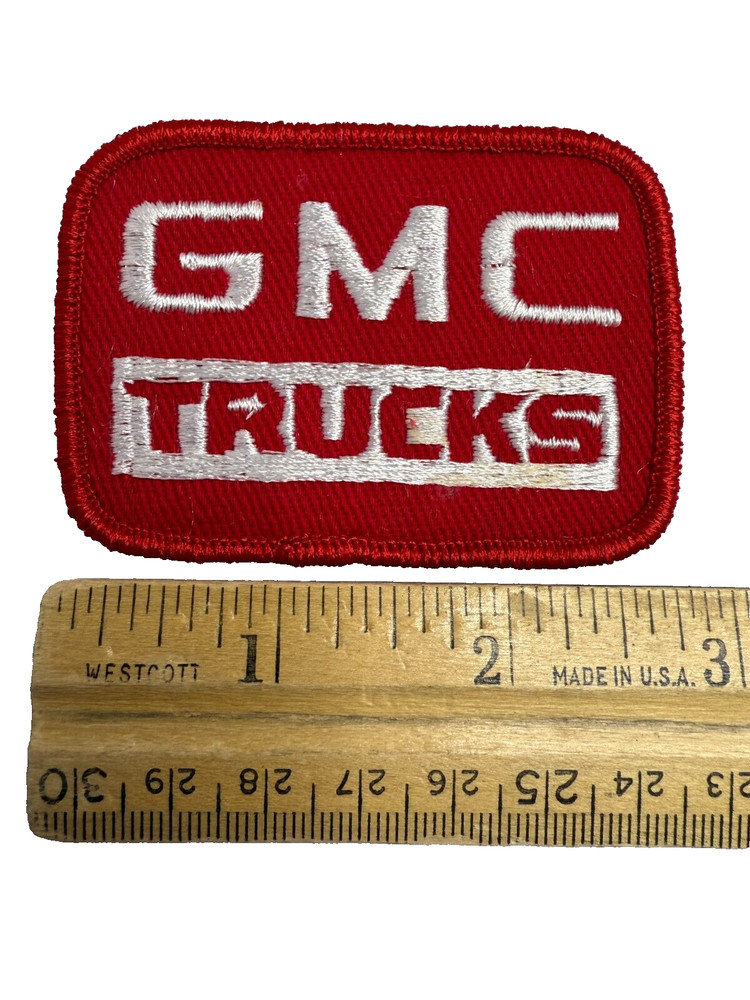 GMC TRUCKS EMBROIDERED PATCH SEW ON