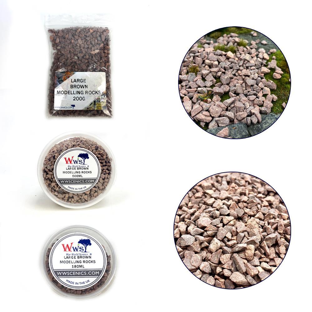 Large Brown Modelling Rocks 2-5mm | Wargame Scenery & Basing Material