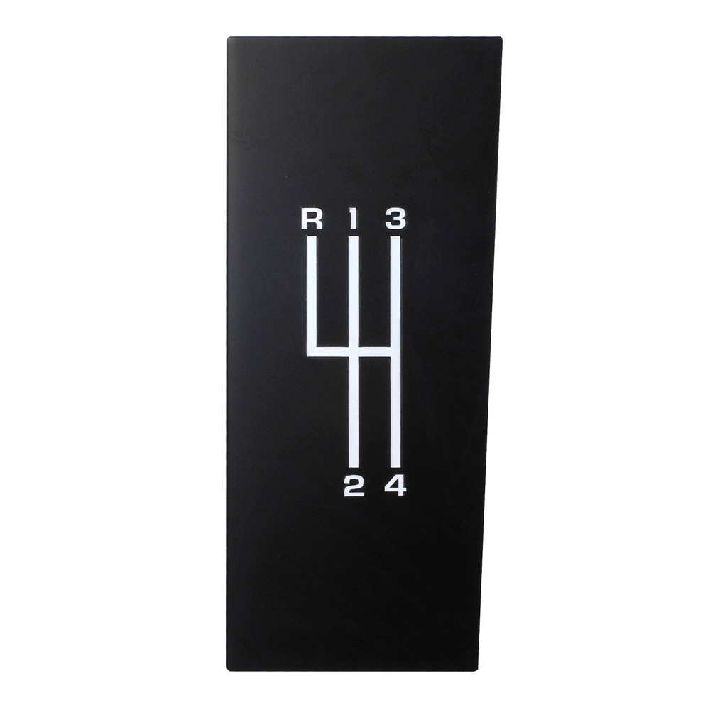 Shift Pattern Plate 1977-1981 Corvette 4-Speed