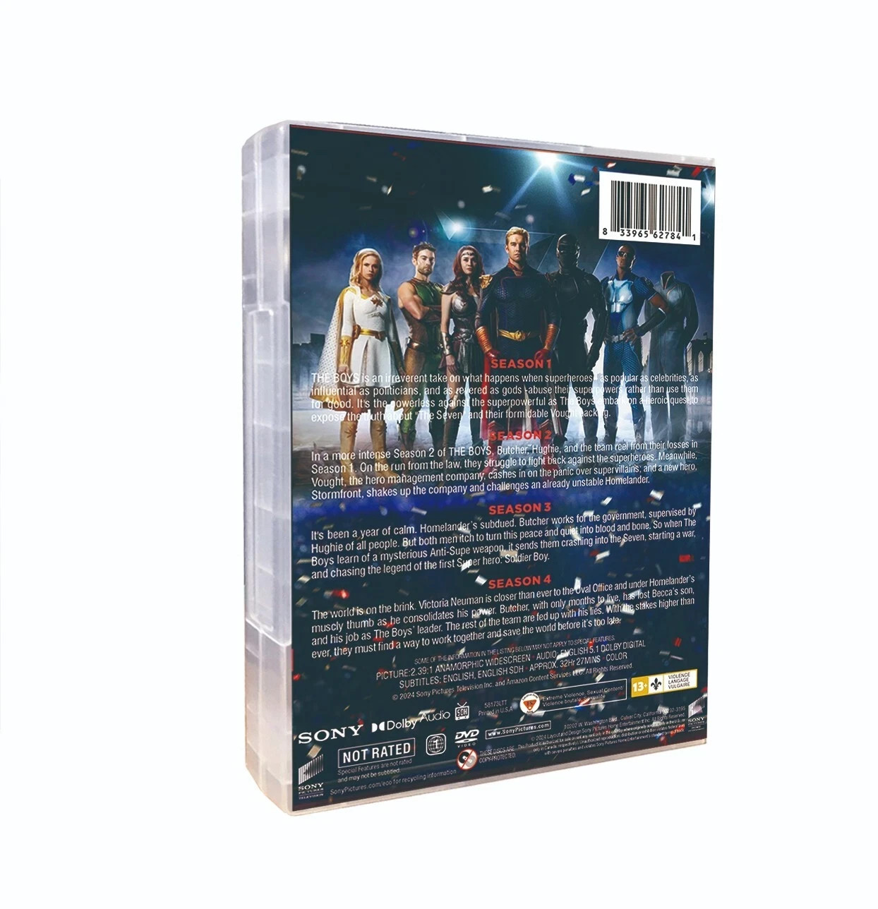 The Boys the Complete Series Seasons 1-4 (DVD 12-Disc Set) NEW &FAST SHIPPING