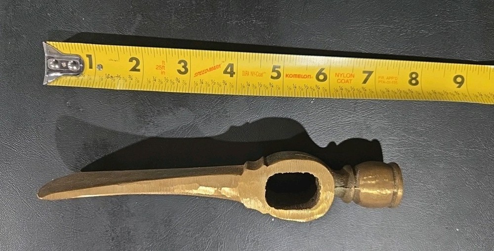 Vintage Brass/Bronze Tomahawk Head - Excellent!