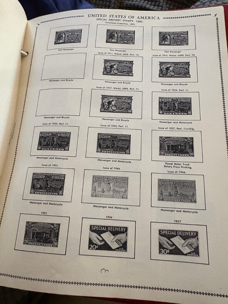 Vintage - Whitman United States of America Stamps Album - 1847-1966-collector